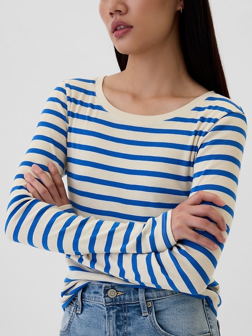 Image number 4 showing, Favorite Stripe Crewneck T-Shirt