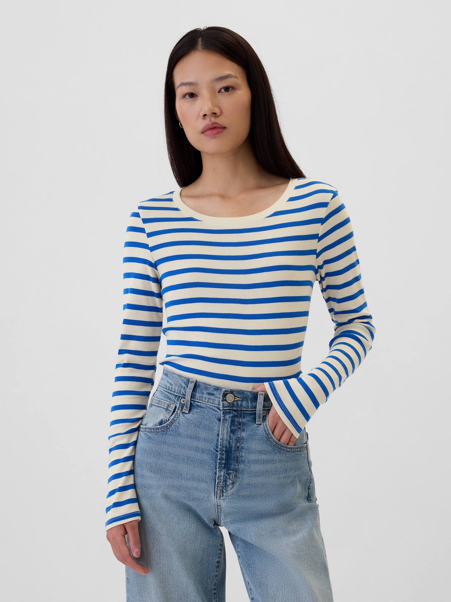 Favorite Stripe Crewneck T-Shirt