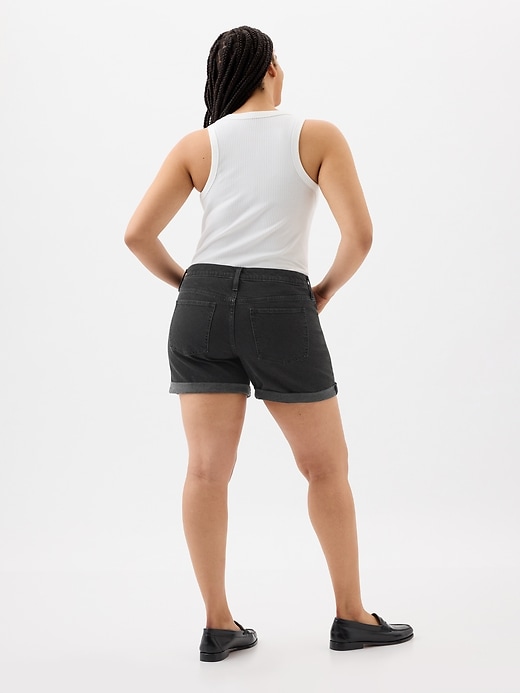 Image number 6 showing, 5" Mid Rise Denim Shorts
