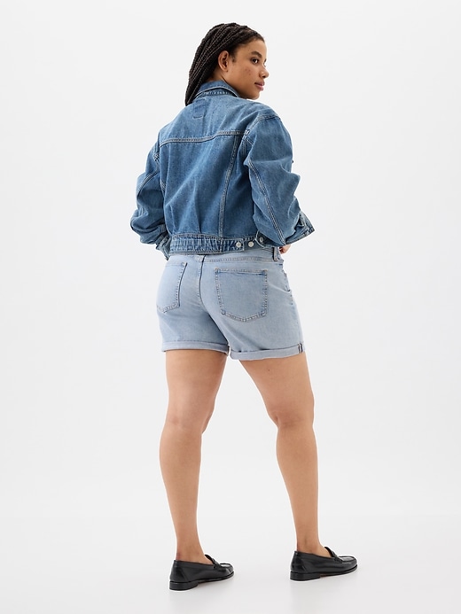 Image number 6 showing, 5" Mid Rise Denim Shorts