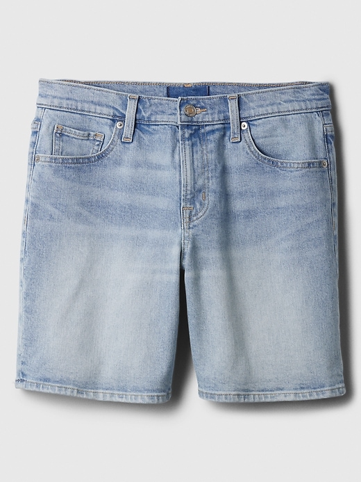 Image number 3 showing, 5" Mid Rise Denim Shorts