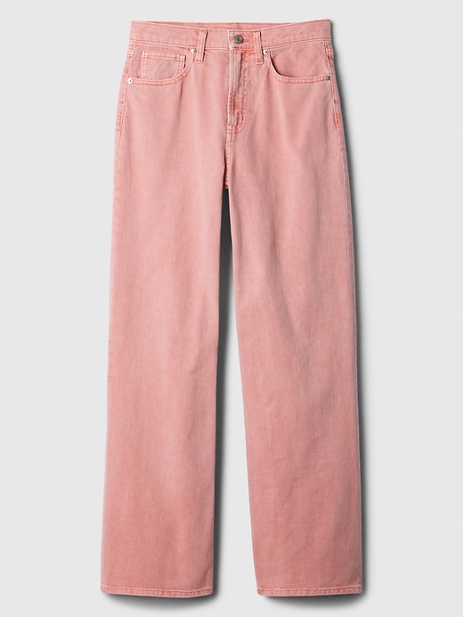 Image number 3 showing, High Rise Wide-Leg Jeans