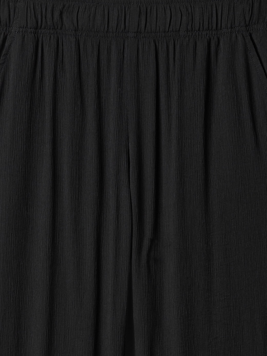 Image number 4 showing, Crinkle Wide-Leg Pull-On Pants