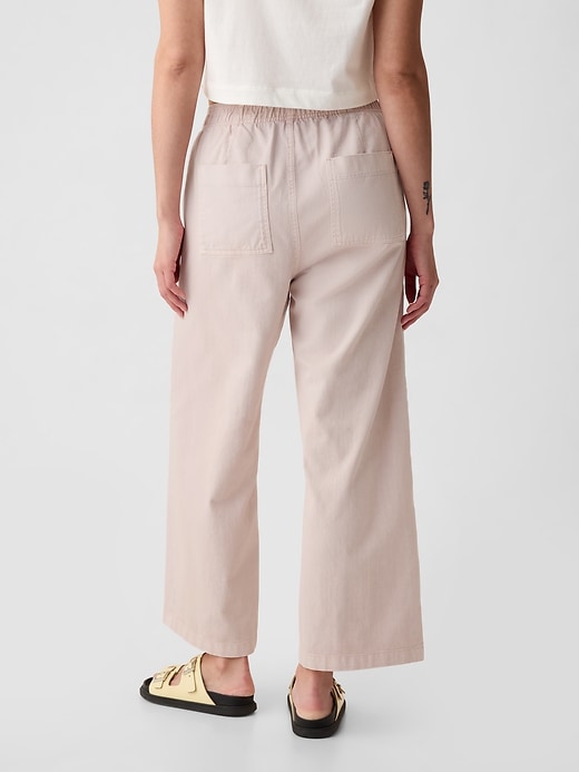 Image number 6 showing, High Rise Wide-Leg Utility Pants