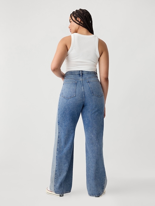 Image number 6 showing, High Rise Wide-Leg Jeans