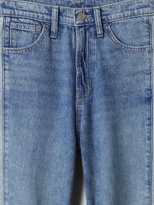 Image number 4 showing, High Rise Wide-Leg Jeans