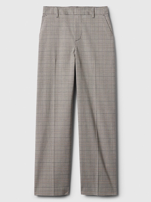 Image number 7 showing, Recycled Easy Plaid Wide-Leg Trousers