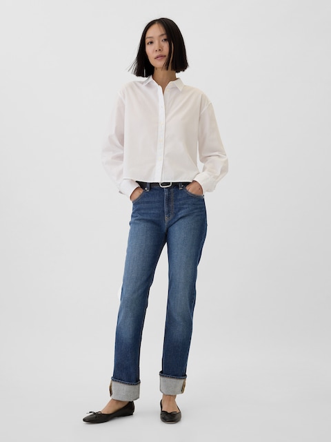 High Rise '90s Slim Straight Jeans
