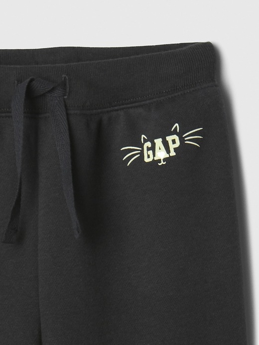 Image number 3 showing, babyGap Logo Wide-Leg Pull-On Pants