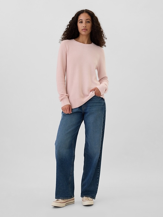 Image number 3 showing, Textured Crewneck Sweater