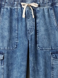Mid Rise Easy Cargo Jeans