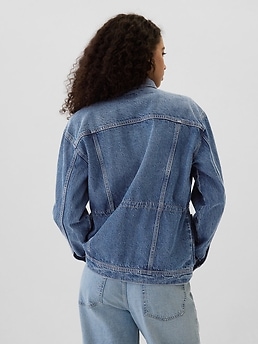 Cinched Denim Jacket | Gap