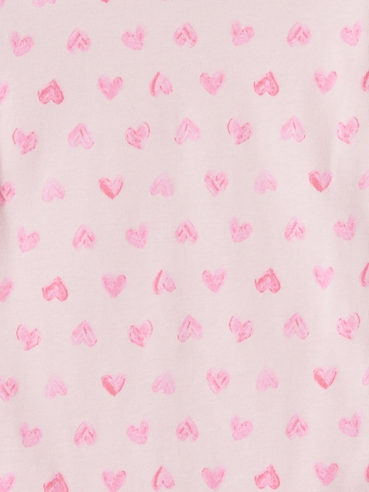 Image number 3 showing, babyGap 100% Organic Cotton Heart PJ Set