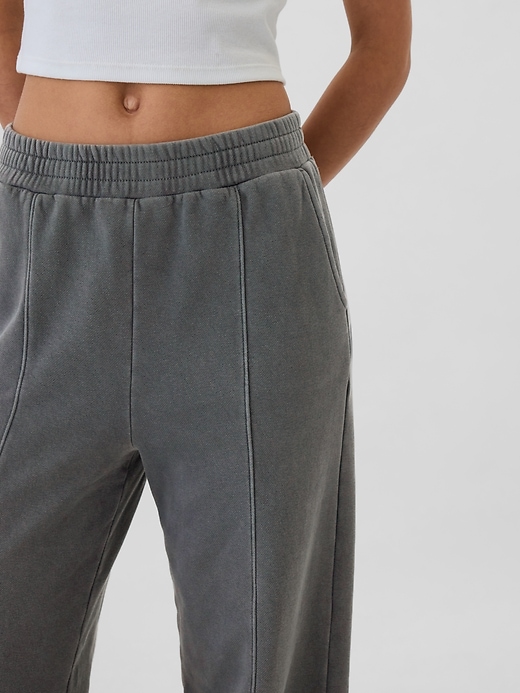 Image number 4 showing, Seamed Wide-Leg Pants