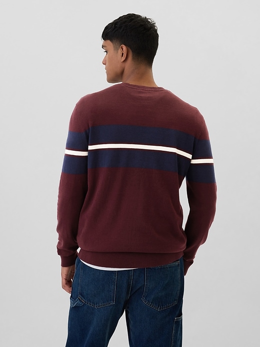 Image number 2 showing, Colorblock Crewneck Sweater