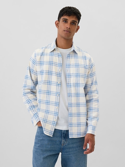 Image number 1 showing, Flannel Shirt in Standard Fit