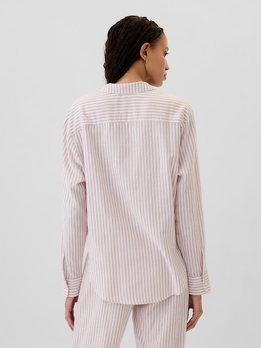 Image number 2 showing, Relaxed Flannel PJ Shirt