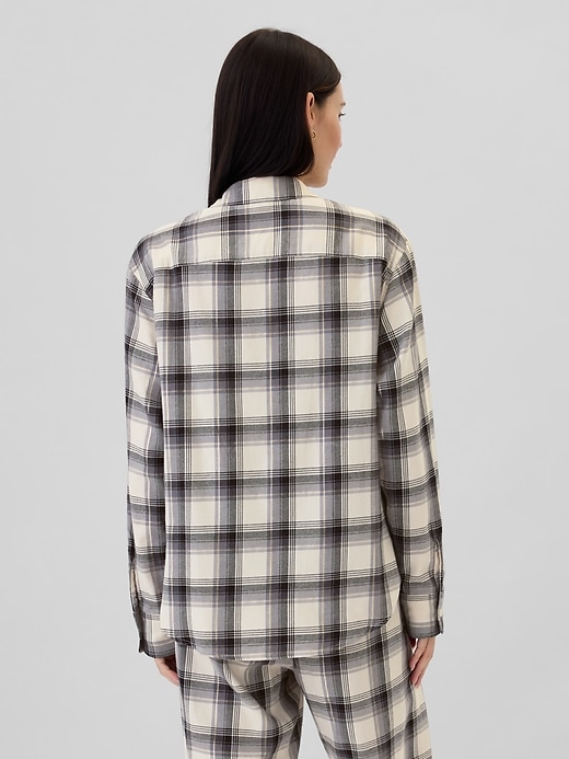 Image number 2 showing, Relaxed Flannel PJ Shirt