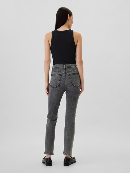 Image number 4 showing, High Rise Seamed Vintage Slim Jeans