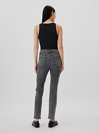 High Rise Seamed Vintage Slim Jeans