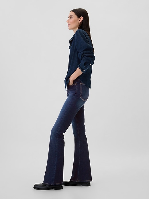 Image number 3 showing, High Rise Soft Vintage Flare Jeans