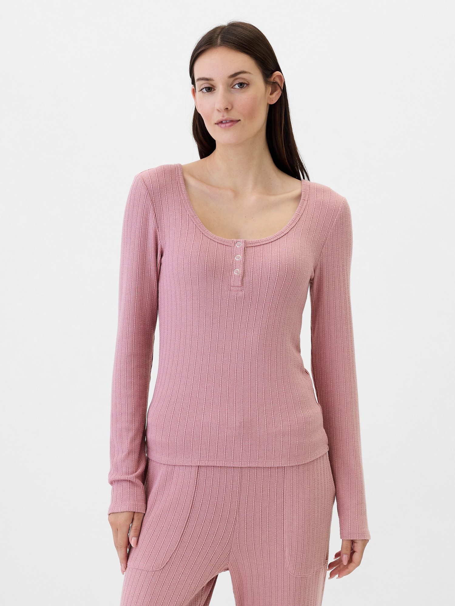 Long Sleeve Pajama Shirt | Gap Factory