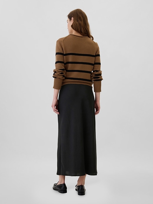 Image number 2 showing, Satin Midi Slip Skirt