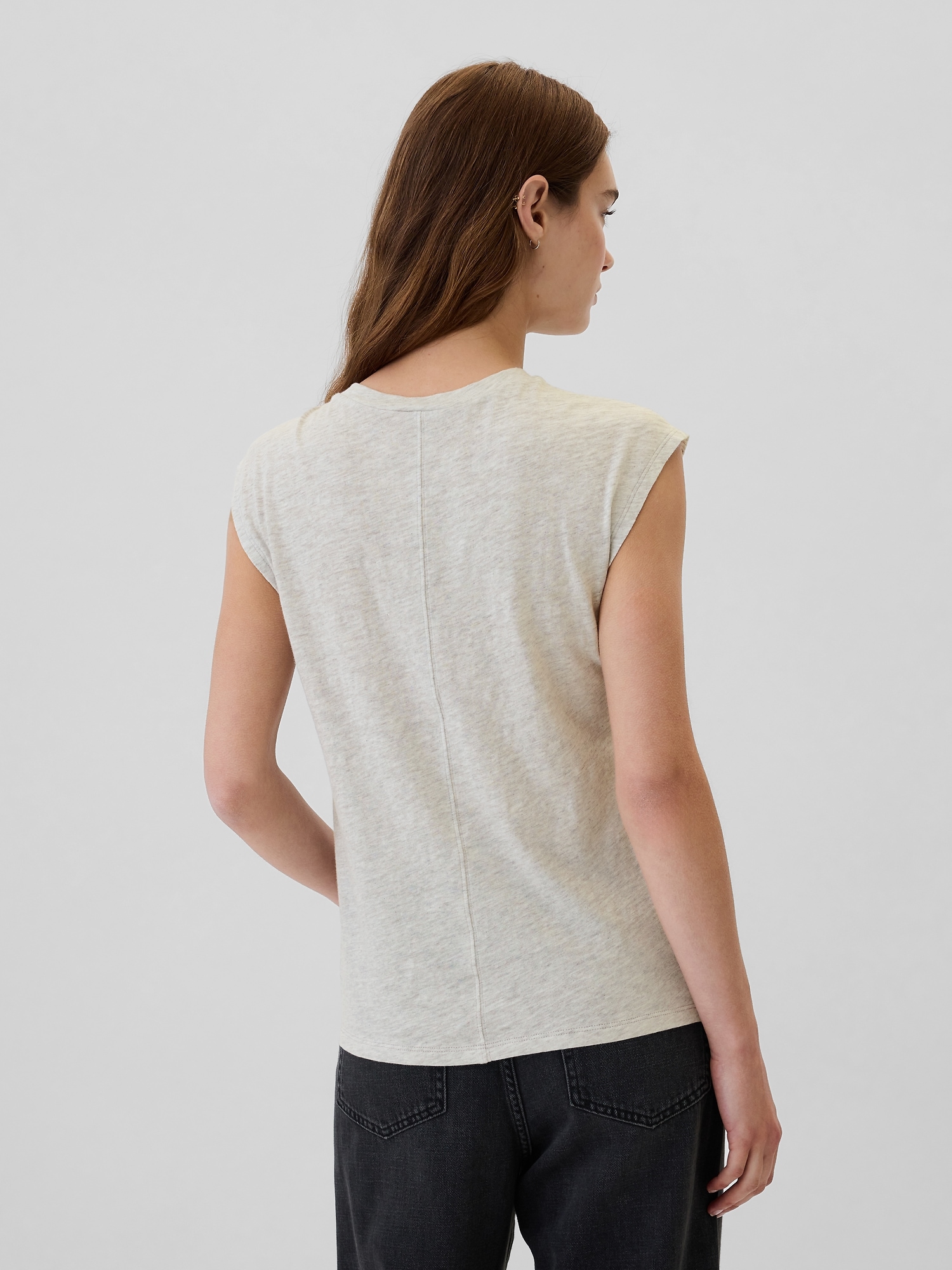 【FILA】 Basic sleeveless t-shirt / 追跡付 Fila Womens Soul Cylce Whie Crop Top Shirt New XS, S, M, L