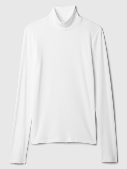 Image number 5 showing, Ribbed Turtleneck T-Shirt