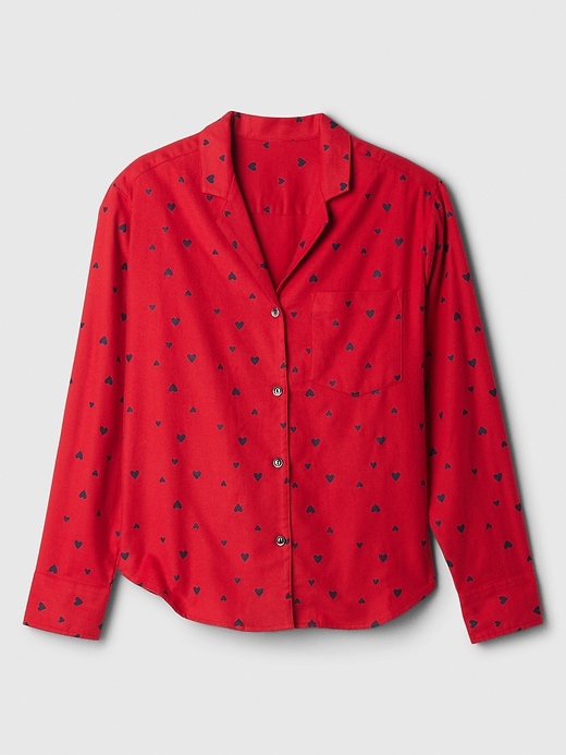 Image number 4 showing, Relaxed Flannel PJ Shirt