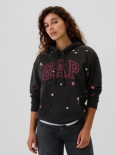 Gap black hoodie womens deals