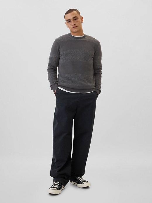 Image number 3 showing, Stripe Crewneck Sweater