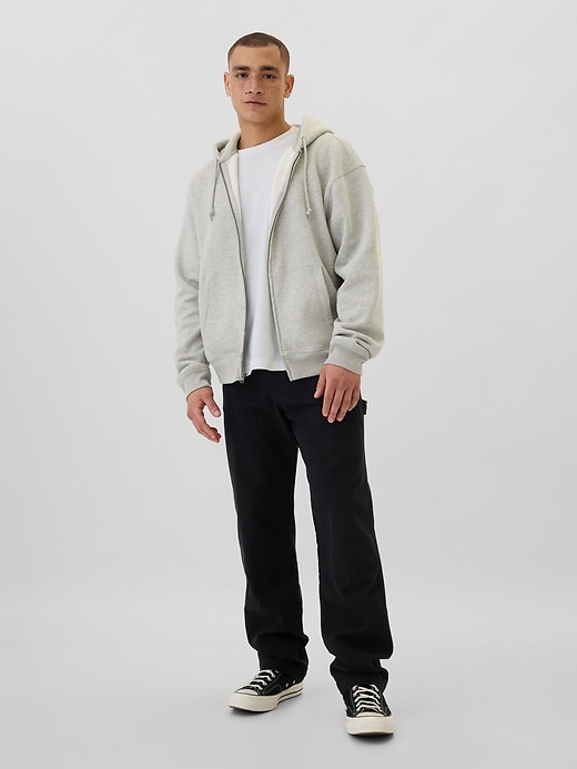 Image number 3 showing, Vintage Soft Oversized Zip Hoodie