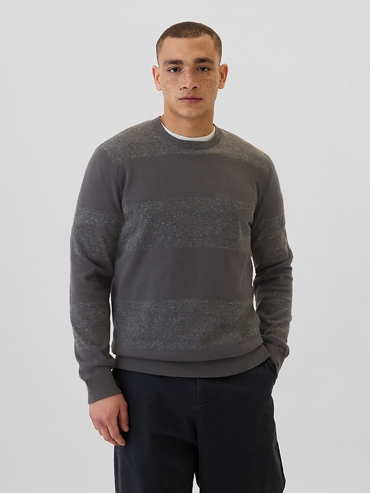 Image number 1 showing, Stripe Crewneck Sweater
