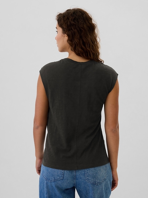 Image number 2 showing, ForeverSoft Sleeveless Tie T-Shirt