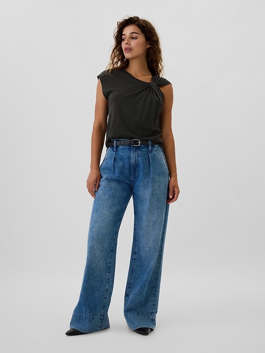 Image number 3 showing, ForeverSoft Sleeveless Tie T-Shirt