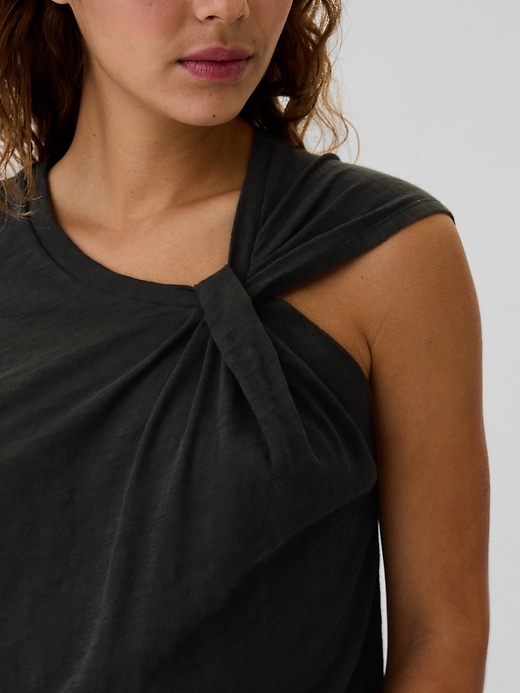 Image number 4 showing, ForeverSoft Sleeveless Tie T-Shirt