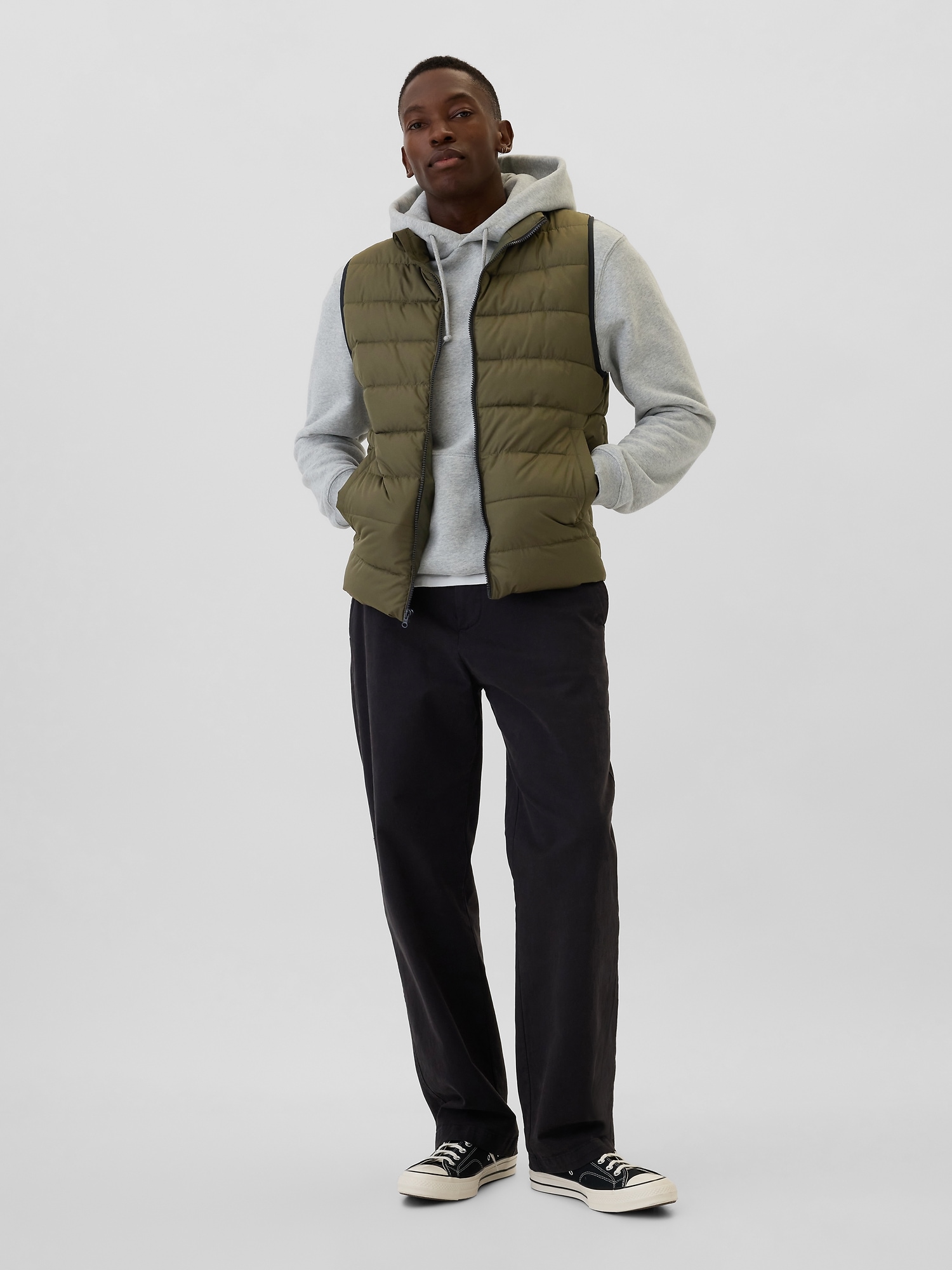 Gap factory puffer vest 2025