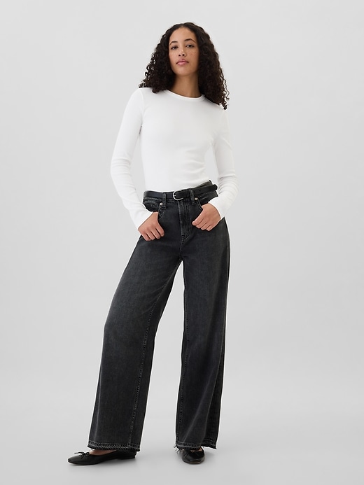 Image number 3 showing, Ribbed Crewneck T-Shirt
