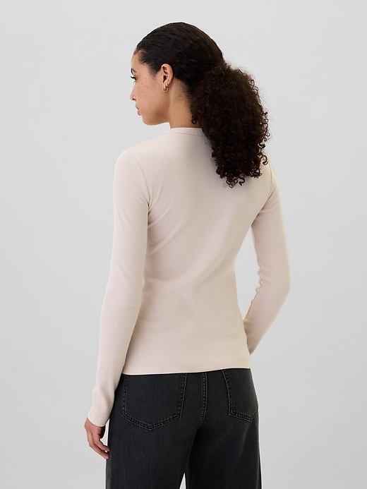 Image number 2 showing, Ribbed Crewneck T-Shirt