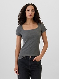rest&recreationRR LOGO SQUARE NECK T-SHIRT スクエアネックT cn56171291.jpg