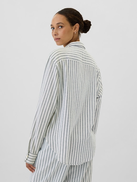 Image number 2 showing, Relaxed Flannel PJ Shirt