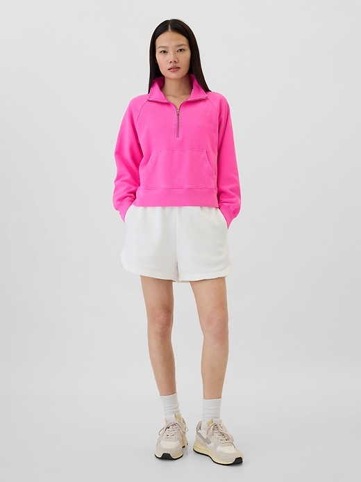 Image number 3 showing, Relaxed Fleece Quarter-Zip Sweatshirt