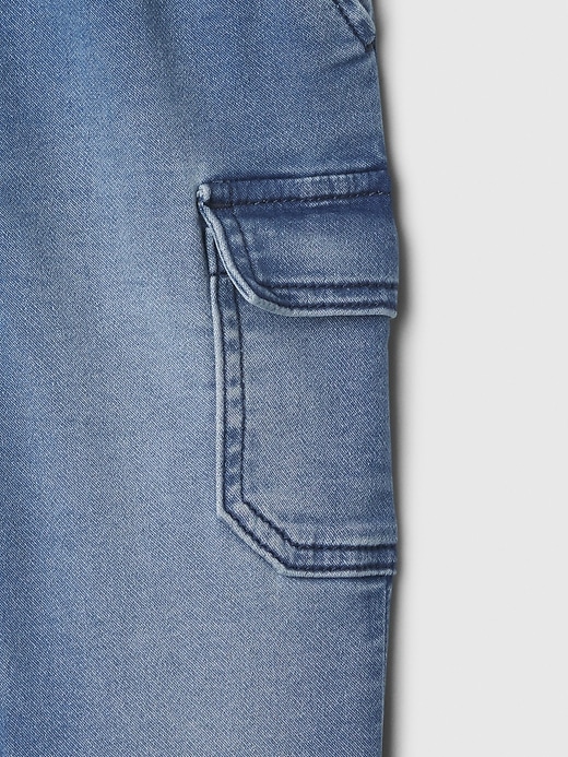 Image number 3 showing, babyGap SuperSoft Paperbag Cargo Mom Joggers