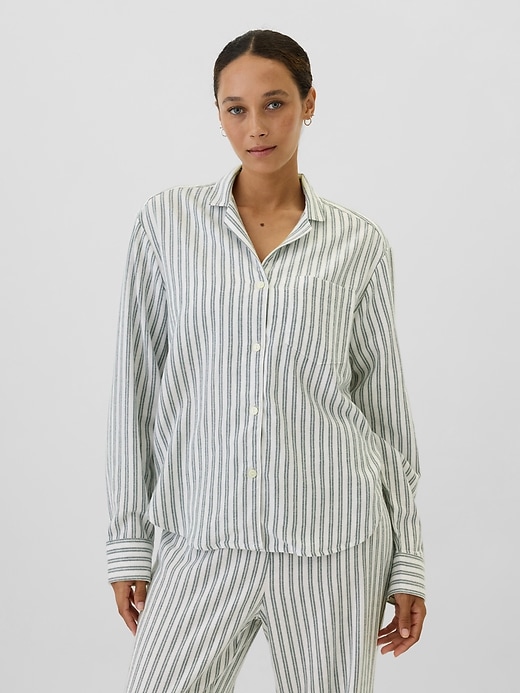 Image number 1 showing, Relaxed Flannel PJ Shirt