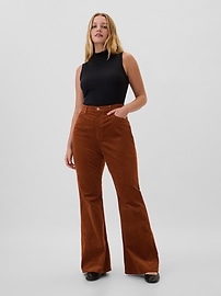 High Rise Soft Vintage Flare Corduroy Pants