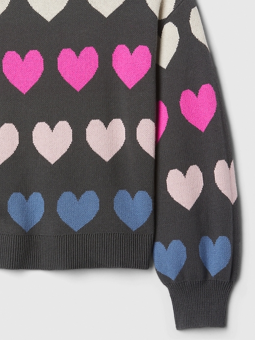 【U LAN】(UNISEX) Cable Heart Round Knitwear GeRRiT Oversized Chunky Knit Sweater Solid Vintage Pullover