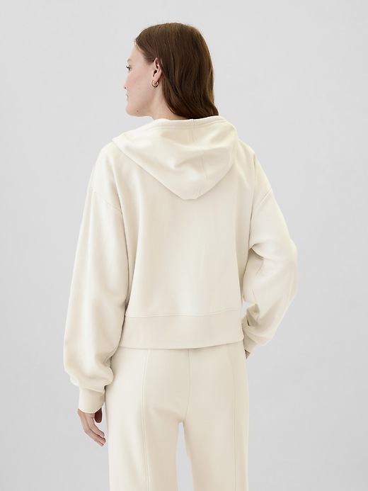Image number 2 showing, Oversized Fleece Zip Hoodie