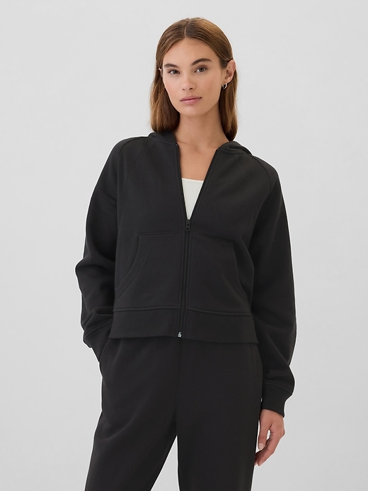 Image number 1 showing, Relaxed Fleece Zip Hoodie