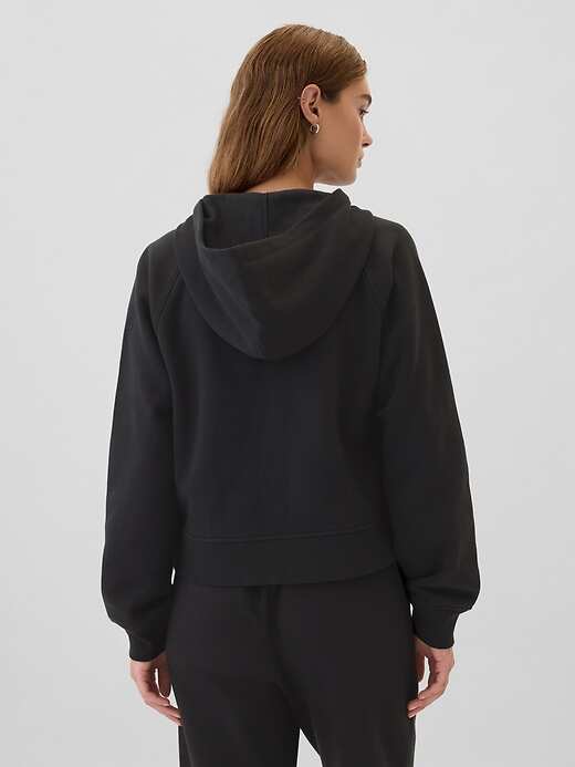 Relaxed Fleece Zip Hoodie